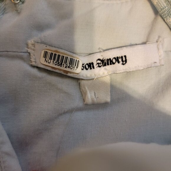 Maison Amory The Windsor Maxi Dress Womens L Blue Whimsical Elegant Enchanting - Picture 6 of 12